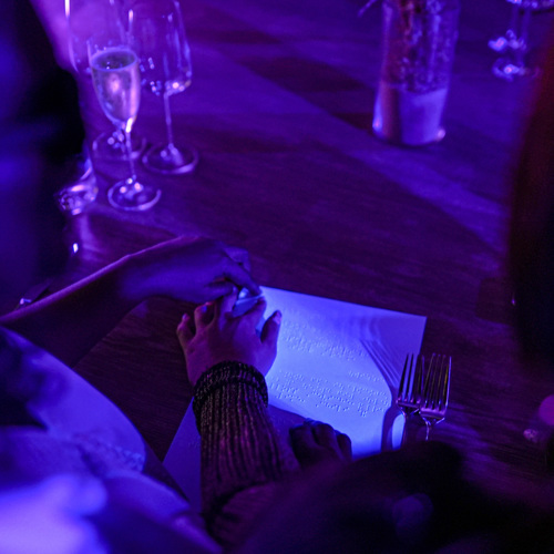 Dinner in the Dark for a Cause